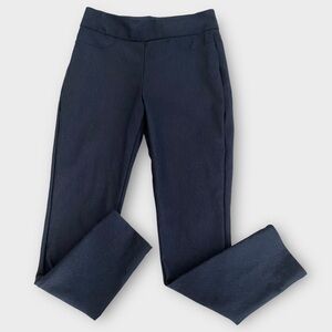 Honeylove Women’s EverReady Pants Medium Shaping Tweed Ponte Stormy Blue NWOT